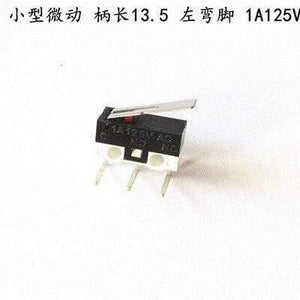 Planet Gates 200001056 bingzuo 10Pcs Micro Limit Switch Push Button Switch 1A 125V AC Mouse Switch 3Pins Long Handle Roller Lever Arm SPDT 12* 6 *6mm TIAIHUA