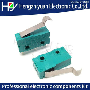 Planet Gates 200001056 Hzy Mini  Micro Switch Roller Lever Arm SPDT Snap Action LOT 5A 250V KW4-OZ KW4A NC-NO-C With Pulley 3 Feet Stroke Limit Switch