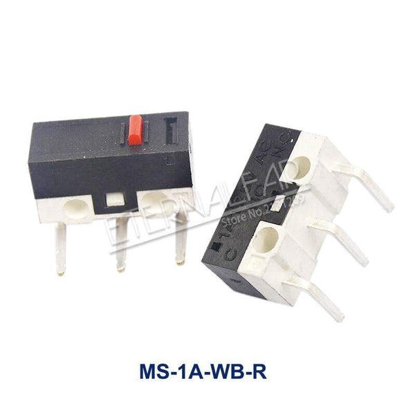 Planet Gates 200001056 MS-1A-WB-R / 5 Pieces-lot Micro Limit Switch Momentary Push Button Switch 1A 125V AC Mouse Switch 3Pins Long Handle Roller Lever Arm SPDT 12* 6 *6mm