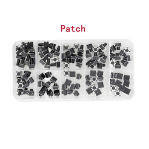 Planet Gates 200001056 Patch 100 PCS Box Of Tact Switch 4-legged Vertical / Patch 6*6*4.1/4.3/5/6/6.5/7.5/8/9.3/10.5/12mm Micro Push Button Switch Key Switch