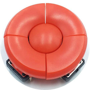 Planet Gates 200001056 Red 5pcs/1set A14 Cap 5 Way Direction Combination Switch B3F-4055 With Arrow OK Button 12*12*7.3 Micro Tactile Tact Taster Schalter
