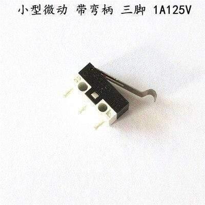 Planet Gates 200001056 wan 10Pcs Micro Limit Switch Push Button Switch 1A 125V AC Mouse Switch 3Pins Long Handle Roller Lever Arm SPDT 12* 6 *6mm TIAIHUA