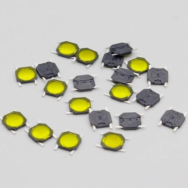 Planet Gates 200001056 Wholesale 100Pcs 4*4*0.8mm 4x4x 0.8MM 4X4X0.8mm Tactile Push Button Switch Tact 4 Pin Switch Micro Switch SMD