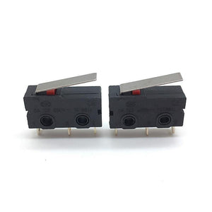 Planet Gates 200001056 With Lever 16mm 10PCS Mini Micro Switch Roller ARC Lever SPDT Snap Action 3A 250V AC 5A 125V NC-NO-C With Pulley 3 Pins Stroke Limit Switch