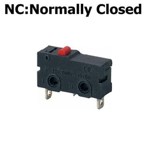 Planet Gates 200001056 Without Lever NC 5Pcs Mini Micro Limit Switch NO NC 3 Pins PCB Terminals SPDT 5A 125V 250V 29mm Roller Arc Lever Snap Action Push Microswitches