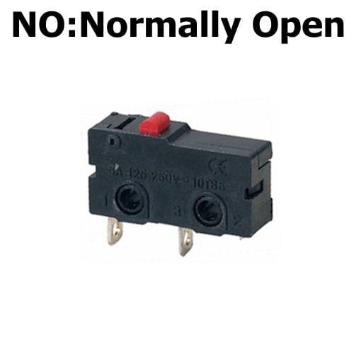Planet Gates 200001056 Without Lever NO 5Pcs Mini Micro Limit Switch NO NC 3 Pins PCB Terminals SPDT 5A 125V 250V 29mm Roller Arc Lever Snap Action Push Microswitches