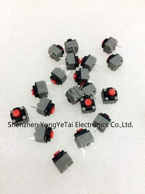 Planet Gates 200001056 YYT Mute button 6*6*7.3 Silent switch wireless mouse Square mute micro switch button M330 M220 repair parts replace rectangle