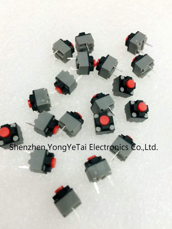 Planet Gates 200001056 YYT Mute button 6*6*7.3 Silent switch wireless mouse Square mute micro switch button M330 M220 repair parts replace rectangle