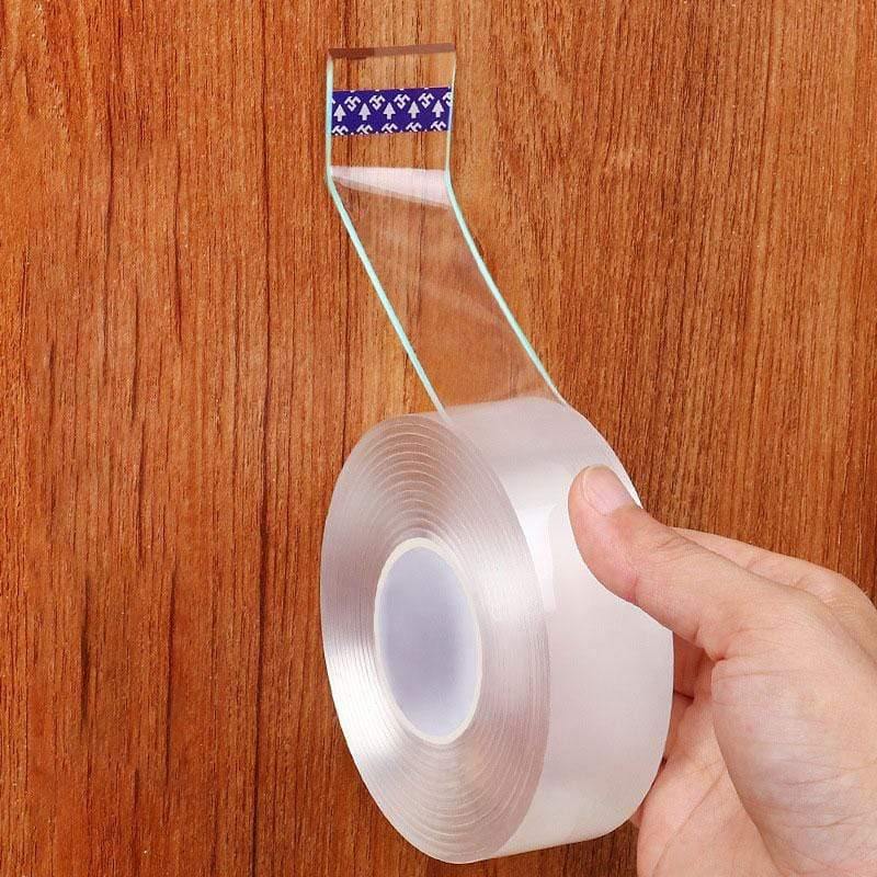Planet Gates 200001762 1/2/3/5m 50cm Double Sided Tape Washable Fixed Carpet Socket Adhesive Transparent Tapes Gekko Tape Glue Gadget Acrylic Universal