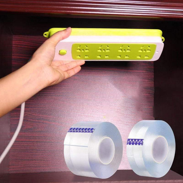 Planet Gates 200001762 1/2/3/5m 50cm Double Sided Tape Washable Fixed Carpet Socket Adhesive Transparent Tapes Gekko Tape Glue Gadget Acrylic Universal