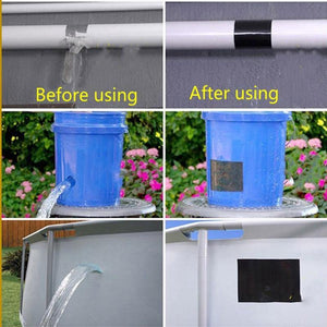 Planet Gates 200001762 10cm 20cm 30cm Super Strong Fiber Waterproof Tape Stop Leaks Seal Repair Tape Performance Self Fix Tape Adhesive Filament Tape