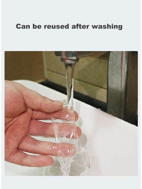 Planet Gates 200001762 1M/3M/5M Nano Tape Double Sided Tape Transparent NoTrace Reusable Waterproof Adhesive Tape Cleanable Home Gekkotape