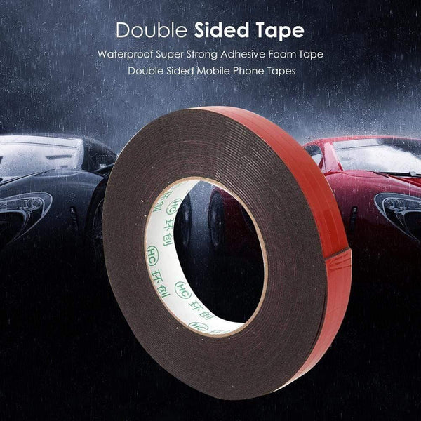Planet Gates 200001762 1pcs 0.5mm-2mm Thickness Black Super Strong Self Adhesive Foam Car Double Sided Tape Mobile Phone Dust-proof Tape