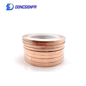Planet Gates 200001762 20 Meters Single Side Conductive Copper Foil Tape Strip Adhesive EMI Shielding Heat Resist Tape 5mm 6mm 8mm 10mm