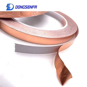 Planet Gates 200001762 20 Meters Single Side Conductive Copper Foil Tape Strip Adhesive EMI Shielding Heat Resist Tape 5mm 6mm 8mm 10mm