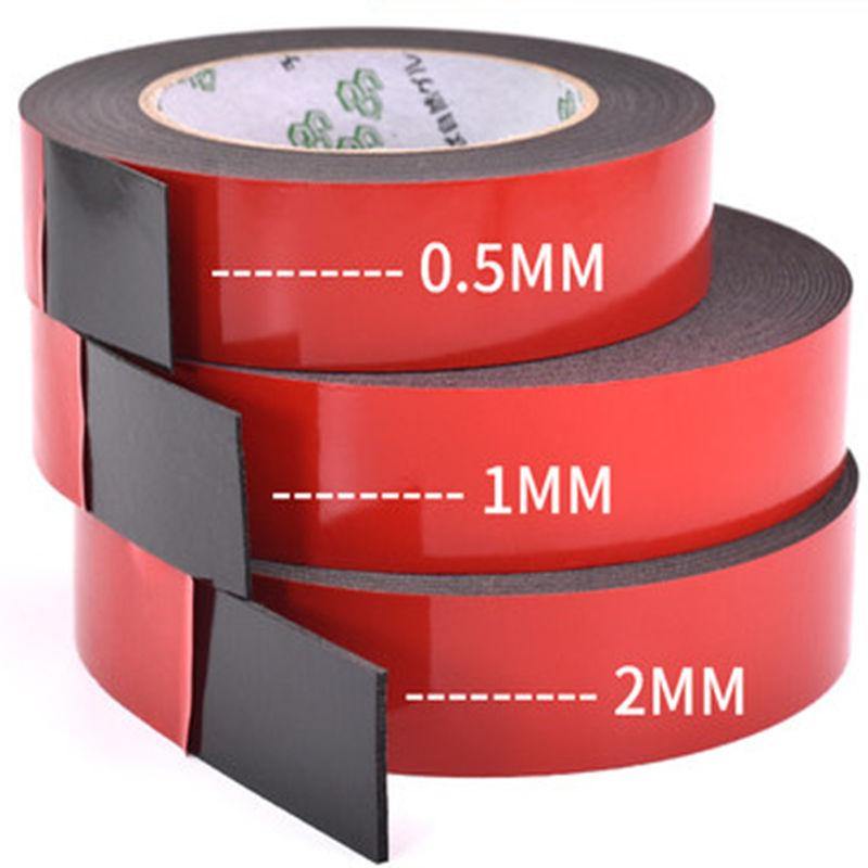 Planet Gates 200001762 2pcs/1pcs 0.5mm-2mm Thickness Super Strong Double Side Adhesive Foam Tape For Mounting Fixing Pad Sticky