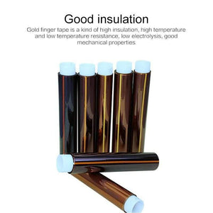 Planet Gates 200001762 3/5/10/15/30/50mm X33M High Temperature Heat Resistant Insulation Tape Polyimide Tape Panel Protector