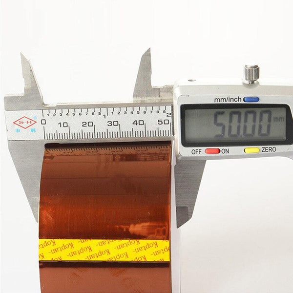 Planet Gates 200001762 3/5/10/15/30/50mm X33M High Temperature Heat Resistant Insulation Tape Polyimide Tape Panel Protector