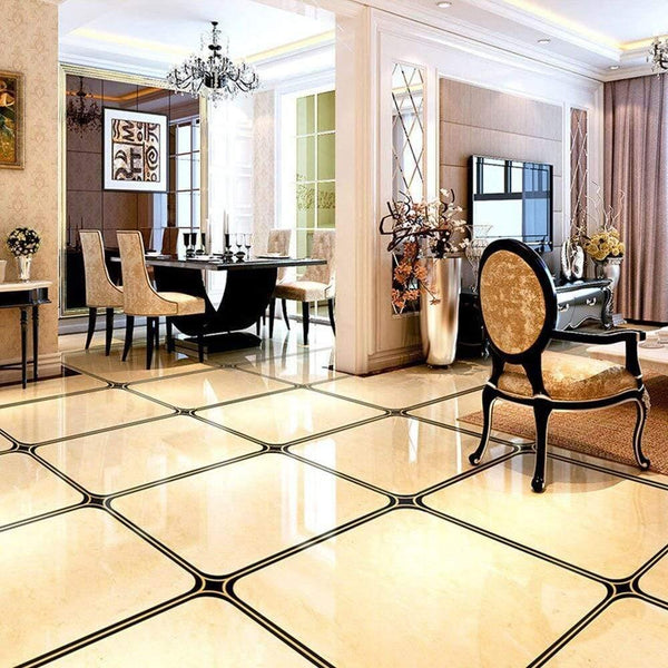 Planet Gates 200001762 5M Black Gold Self Adhesive Tile Sticker Waterproof Wall Gap Sealing Tape Strip Floor Tile Beauty Seam Sticker Home Decoration