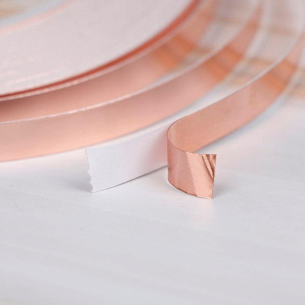 Planet Gates 200001762 5mm Width 30m Length Single Side Conductive Copper Foil Tape CU 99.98% Adhesive Shielding Heat Resist Tape (5mm)