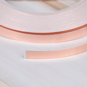 Planet Gates 200001762 5mm Width 30m Length Single Side Conductive Copper Foil Tape CU 99.98% Adhesive Shielding Heat Resist Tape (5mm)