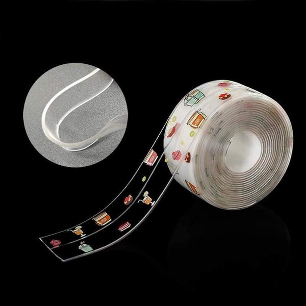 Planet Gates 200001762 AKFTP / 38mm / 3.2M Kitchen Sink Waterproof Sticker Transparent Anti-mold Bathroom Sealing Tape Stove Gap Self Adhesive Sticker Countertop Gap Strip
