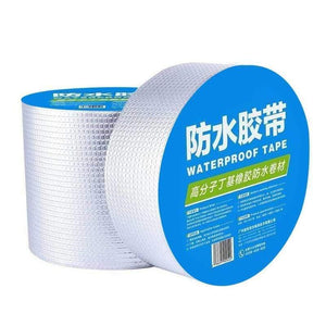 Planet Gates 200001762 High Temperature Resistance Waterproof Tape Aluminum Foil Thicken Butyl Tape Wall Crack Roof Duct Repair Adhesive Tape 5-10M