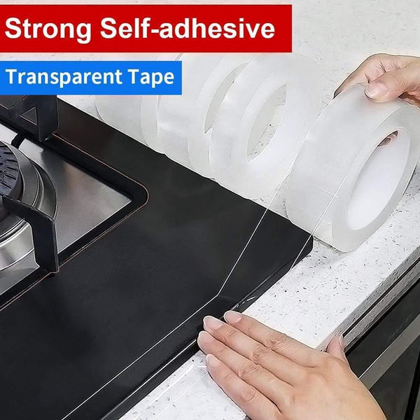 Planet Gates 200001762 Home Kitchen Sink Gap Waterproof Mold Strong Self-adhesive Transparent Tape Bathroom Gap Self-adhesive Water Seal Tool