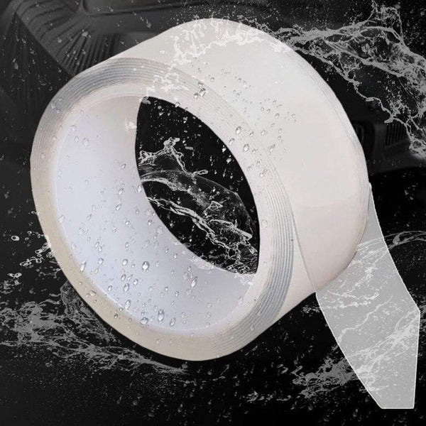 Planet Gates 200001762 Kitchen Sink Seal Transparent Tape Waterproof Anti-Mildew Self-adhesive Bathroom Strip Pool Water Seal 10mm Wide