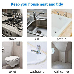 Planet Gates 200001762 Kitchen Sink Waterproof Sticker Anti-mold Waterproof Tape Bathroom Countertop Toilet Gap Self-adhesive Seam Sticker Home Kitchen