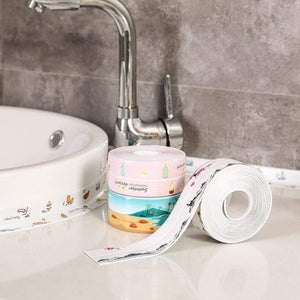 Planet Gates 200001762 Kitchen Sink Waterproof Sticker Transparent Anti-mold Bathroom Sealing Tape Stove Gap Self Adhesive Sticker Countertop Gap Strip