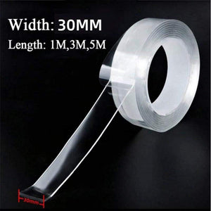 Planet Gates 200001762 Scotch 3M Home Double-Sided Adhesive Tape Sticker Gadgets Reusable Water Tape Nano Magic Tape For Bathroom Kitchen Gekkotape