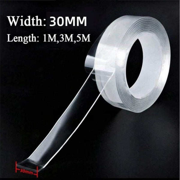 Planet Gates 200001762 Scotch 3M Home Double-Sided Adhesive Tape Sticker Gadgets Reusable Water Tape Nano Magic Tape For Bathroom Kitchen Gekkotape