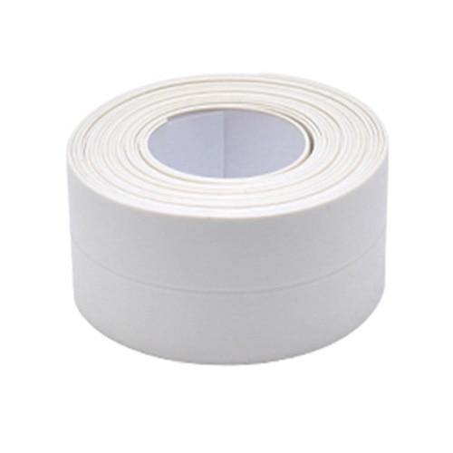Planet Gates 200001762 white / 38mm / 3.2M 1Roll Waterproof Mold Proof Adhesive Tape Durable Use PVC Material Kitchen Bathroom Wall Sealing Tape Gadgets 3.2M
