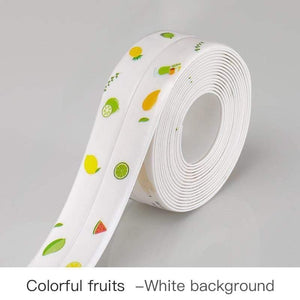 Planet Gates 200001762 White background-7 Kitchen Sink Waterproof Sticker Anti-mold Waterproof Tape Bathroom Countertop Toilet Gap Self-adhesive Seam Stickers