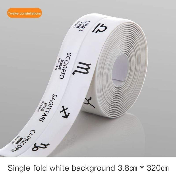 Planet Gates 200001762 White background-9 Kitchen Sink Waterproof Sticker Anti-mold Waterproof Tape Bathroom Countertop Toilet Gap Self-adhesive Seam Stickers