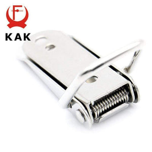 Planet Gates 200001765 4PC KAK-J105 Cabinet Box Locks Spring Loaded Latch Catch Toggle 27*63 Iron Hasps For Sliding Door Window Furniture Hardware