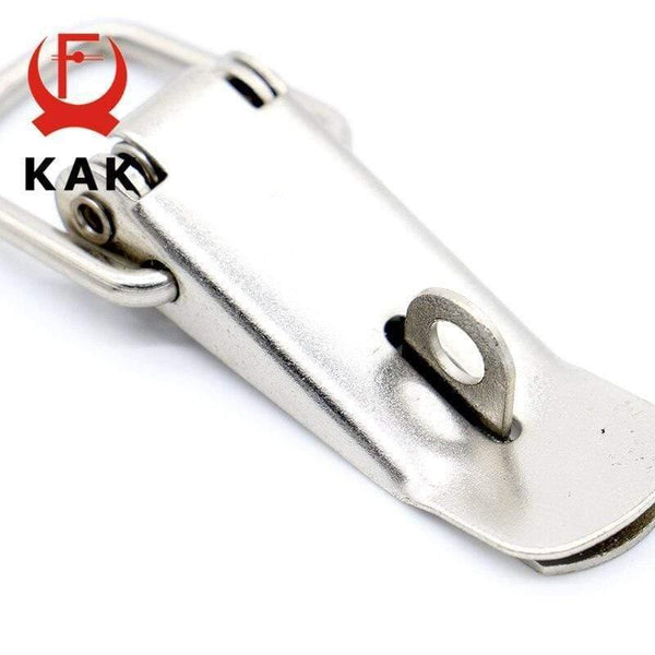 Planet Gates 200001765 4PC KAK-J106 Cabinet Box Locks Spring Loaded Latch Catch Toggle 27*63 Iron Hasps For Sliding Door Window Furniture Hardware