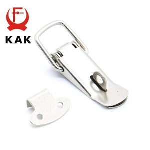 Planet Gates 200001765 Cabinet Boxes Spring Loaded Latch Catch Toggle Locks Hasp 27*63 Iron Hasp For Sliding Door Window Cabinet