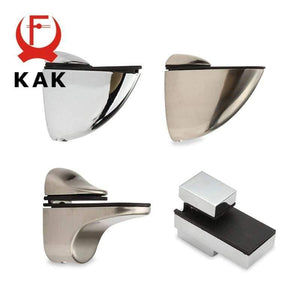 Planet Gates 200001782 Zinc Alloy Adjustable Glass Clamps Glass Plated Brackets Chrome Alloy Shelf Holder Support Clamp Holder For Glass Shelves