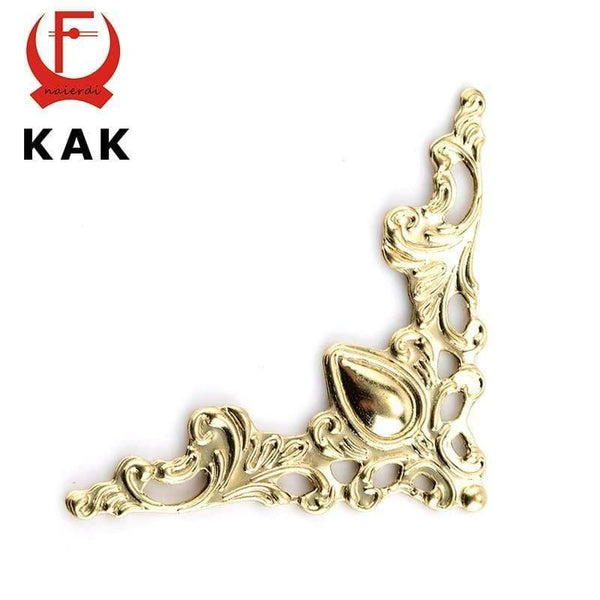 Planet Gates 200001783 30PCS KAK Metal Angle Corner Brackets Gold Bronze 40mm Notebook Cover For Menus Photo Frame Furniture Decorative Protector