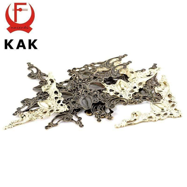 Planet Gates 200001783 30PCS KAK Metal Angle Corner Brackets Gold Bronze 40mm Notebook Cover For Menus Photo Frame Furniture Decorative Protector
