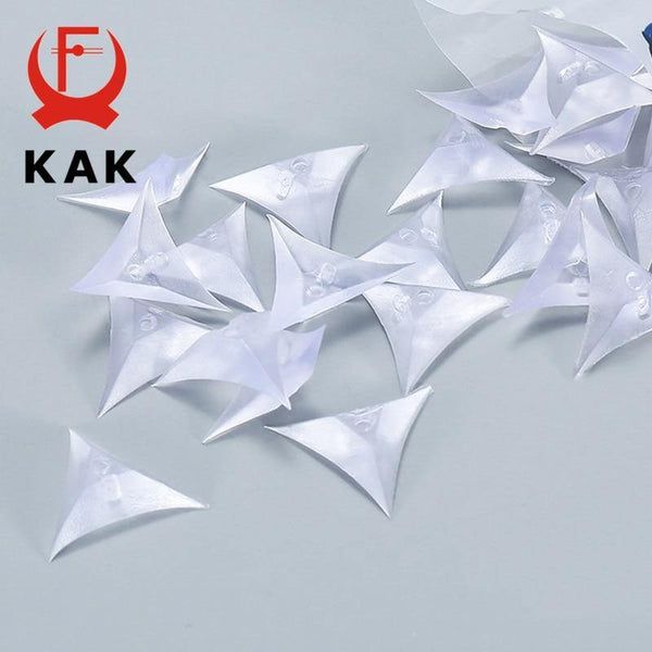 Planet Gates 200001783 50PCS PVC Clear Dustproof Corner Protector Protective Edge Triangles For Furniture Hardware Cabinet Drawer Corner Bracket