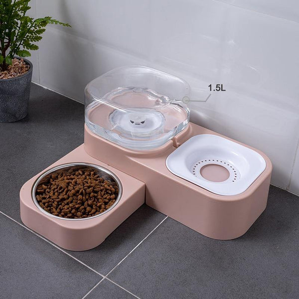 Planet Gates 200003694 F-Pink 4 Style Pet Cat Bowl Dog For Cats Feeder Bowls Kitten Automatic Drinking Fountain 1.5L Capacity Puppy Feeding Waterer Products