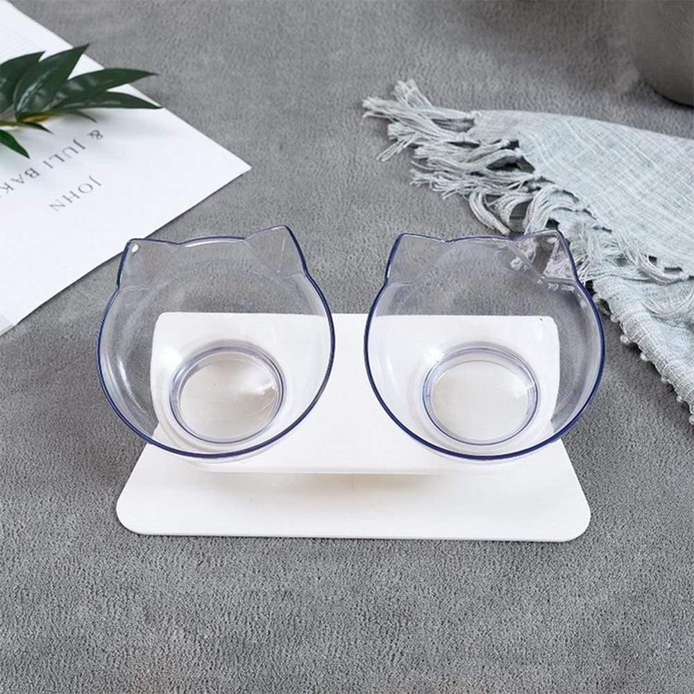 Planet Gates 200003694 Non-Slip Cat  Bowl Single & Double Bowl With Raised Stand Pet Food Bowls For Protection Cervical  Supprot Dropshipping