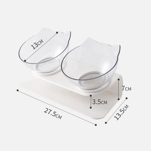 Planet Gates 200003694 Non-Slip Cat  Bowl Single & Double Bowl With Raised Stand Pet Food Bowls For Protection Cervical  Supprot Dropshipping