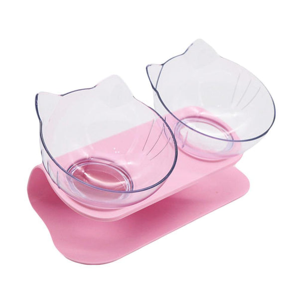 Planet Gates 200003694 Non-Slip Cat  Bowl Single & Double Bowl With Raised Stand Pet Food Bowls For Protection Cervical  Supprot Dropshipping
