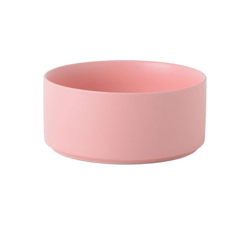 Planet Gates 200003694 Pink / S 400ML Ceramic Double Cat Bowl Dog Bowl Pet Feeding Water Bowl Cat Puppy Feeder Product Supplies Pet Food And Water Bowls For Dogs