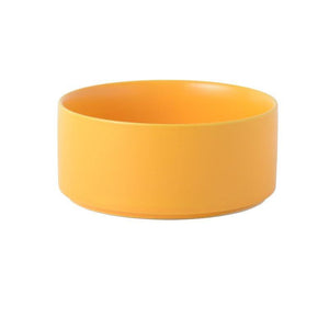 Planet Gates 200003694 Yellow / S 400ML Ceramic Double Cat Bowl Dog Bowl Pet Feeding Water Bowl Cat Puppy Feeder Product Supplies Pet Food And Water Bowls For Dogs