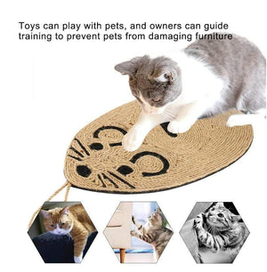 Planet Gates 200003696 New Products Pet Cat Scratcher Board Scratching Post Mat Toy Soft Bed Mat Claws Care Pet Toys Scratching Post Toys (50x25x1cm)